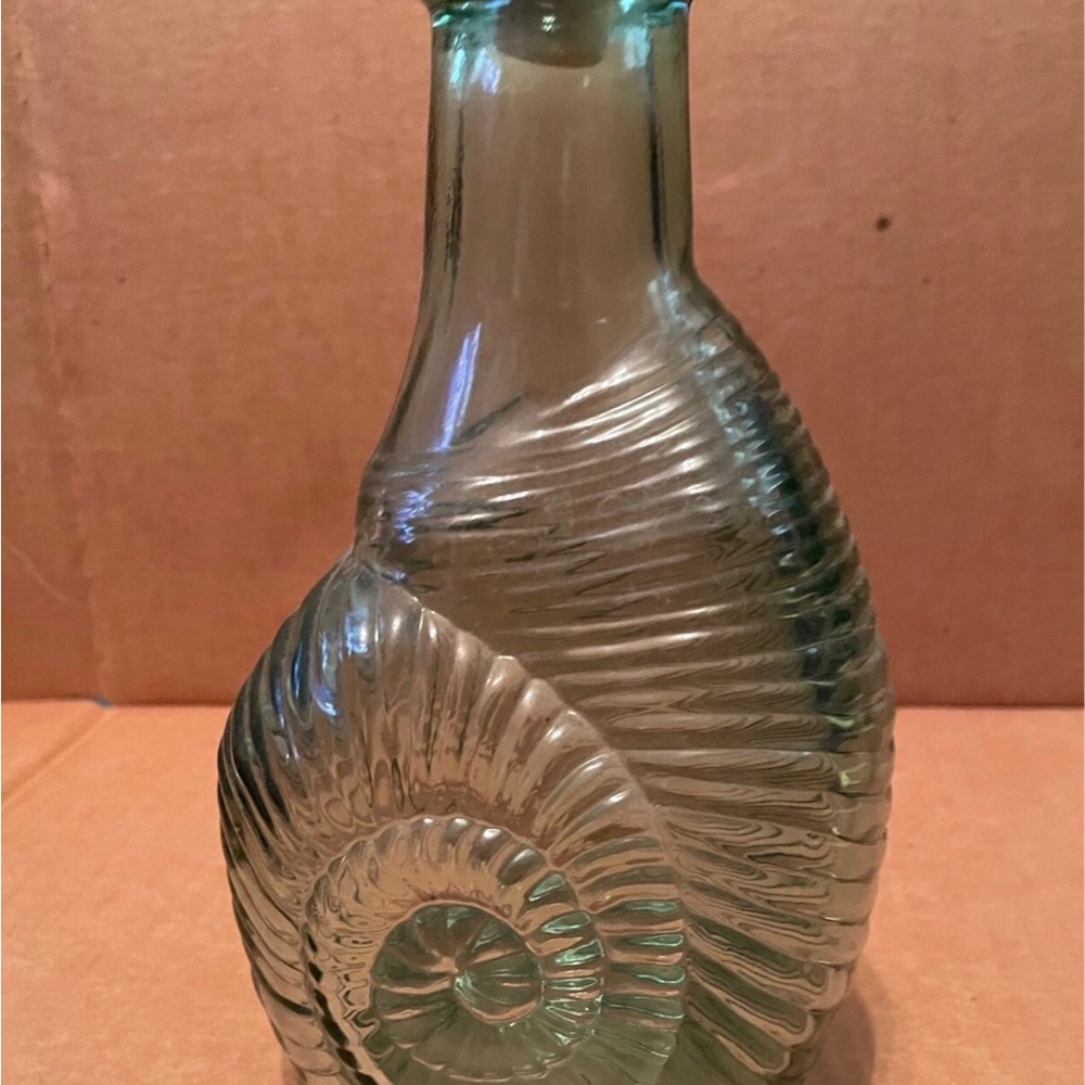 Decorative shell bottle